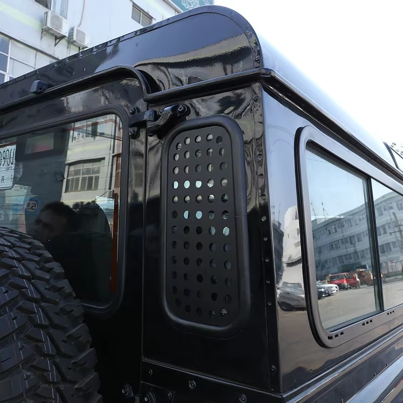 2004-2018 Land Rover Defender 90/110/130 2004–2018 Aluminum Rear Side Window & Body Trim Covers – 11 Styles