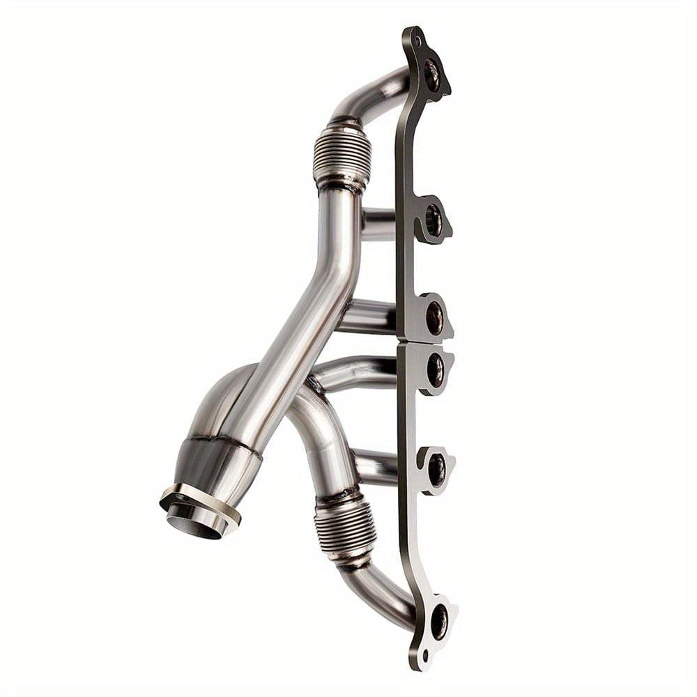 1991-1999 Jeep 4.0L I6 Stainless Steel Exhaust Header – CNC Machined TIG-Welded Chrome, Mandrel or Shorty Style