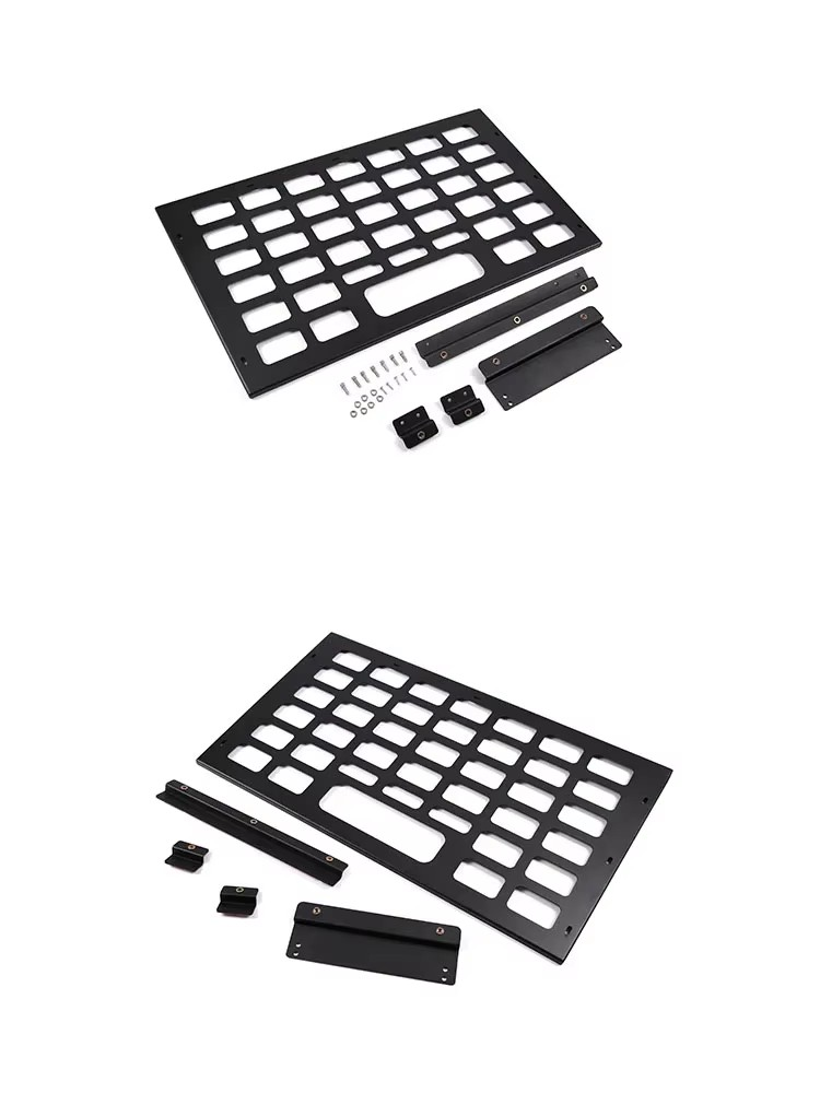 2004-2024 Land Rover Defender 90/110/130 2004–2024 Aluminum Tailgate Luggage Support & MOLLE Storage Panel