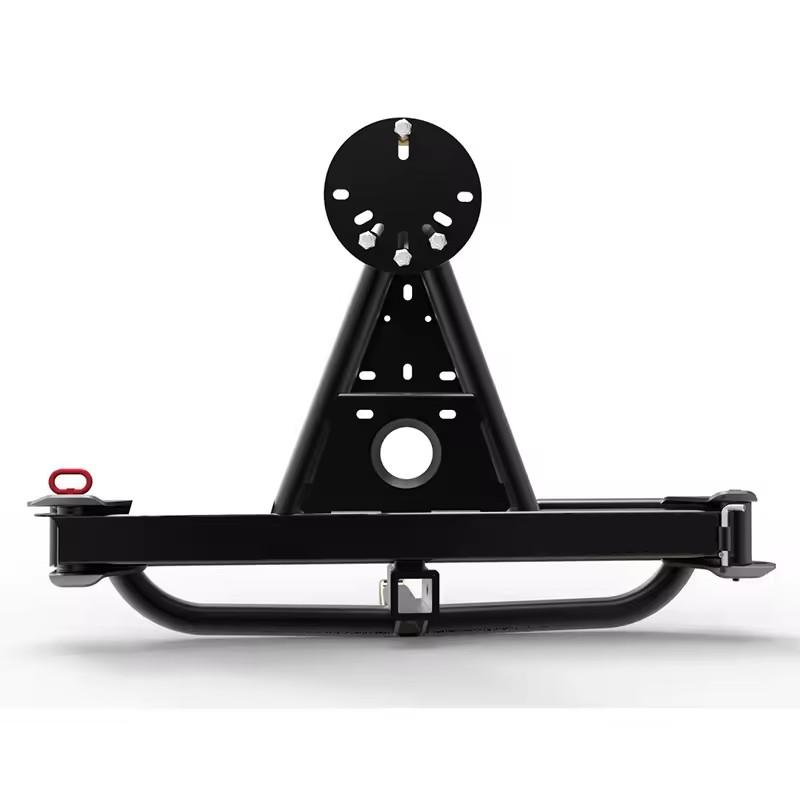 Heavy-Duty Hitch-Mounted Spare Tire Carrier — Single & Dual Wheel Options