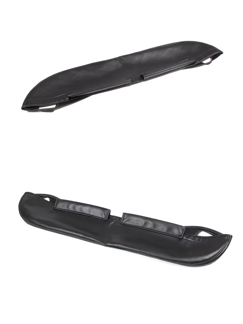 INEOS Grenadier (2020–2024) Hood Bra | Black Leather Stone & Sand Deflector