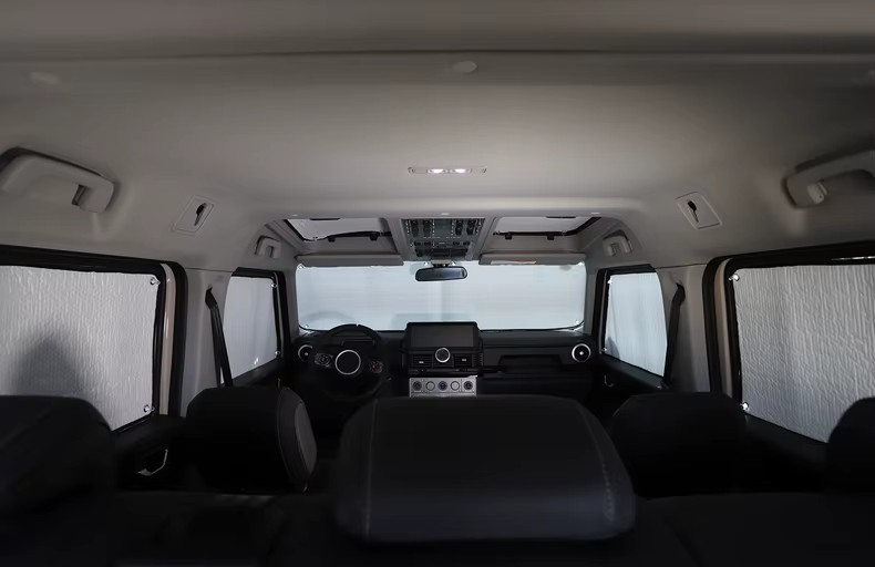 INEOS Grenadier (2020–2024) Silver Windshield and Windows Sunshades – Solar Protection Car Accessory