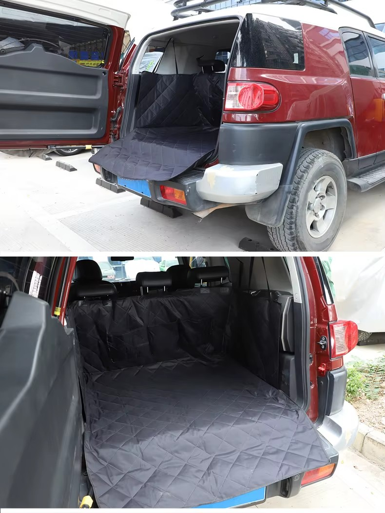 Toyota FJ Cruiser Trunk Protector Cargo Liner – Pet & Cargo Transport Pad Black, 2 Options