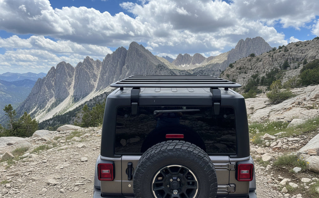 2007-2018 Jeep Wrangler JK JKU Aluminum Roof Rack Cargo Basket