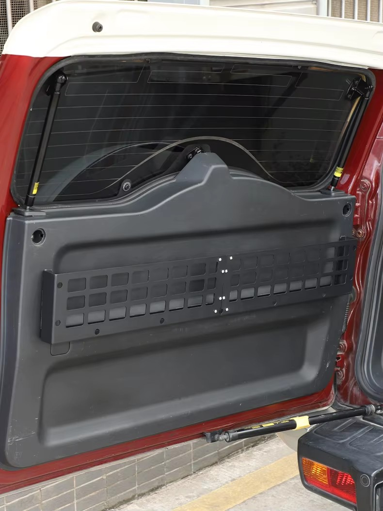 Toyota FJ Cruiser Trunk Tailgate Storage Shelf – Hanging Rack Organizer, Rear Door & Window Options