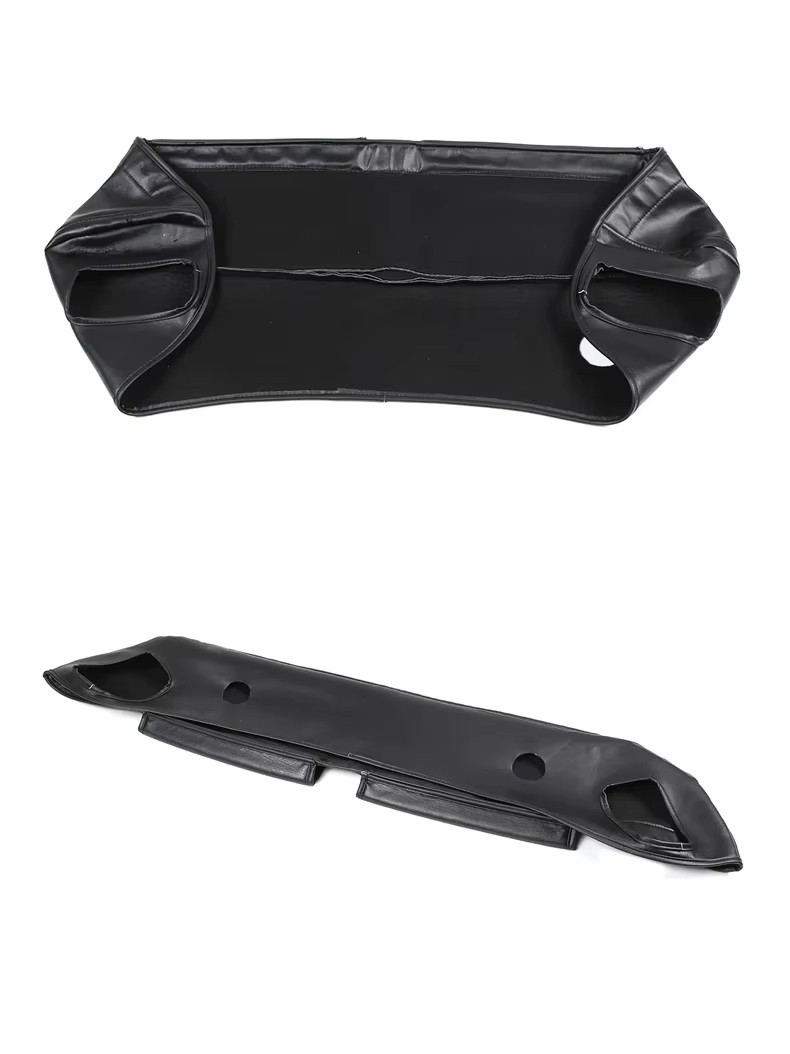 INEOS Grenadier (2020–2024) Hood Bra | Black Leather Stone & Sand Deflector