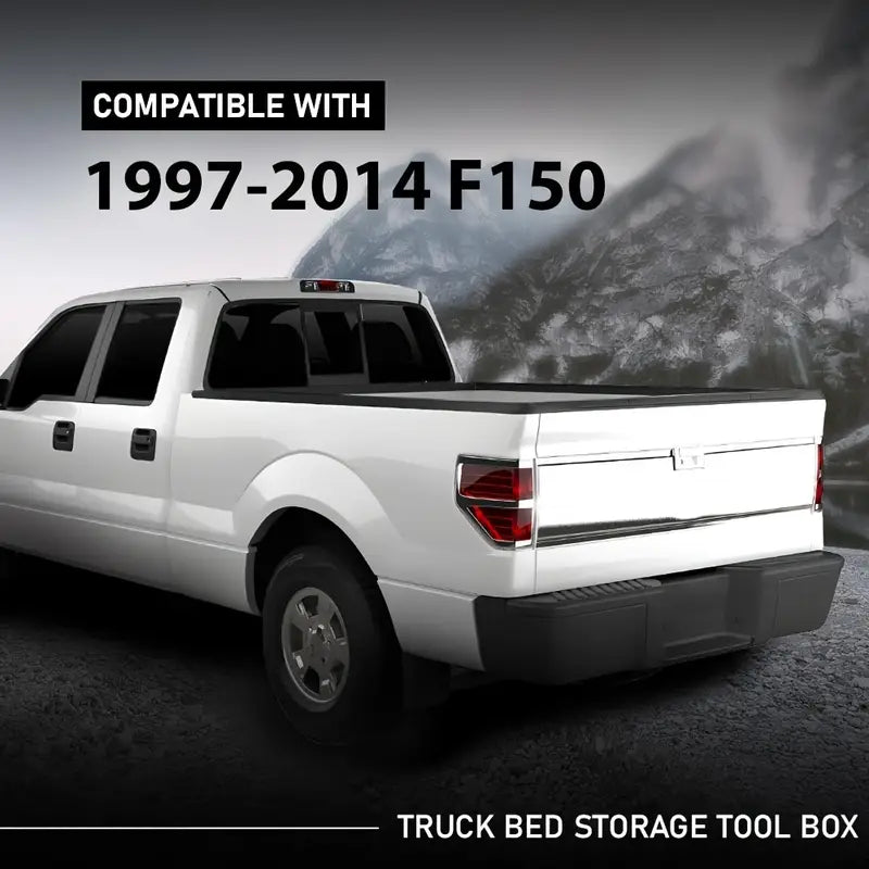 1997–2014 Ford F-150 Rear Storage Box Lockable Truck Bed Organizer