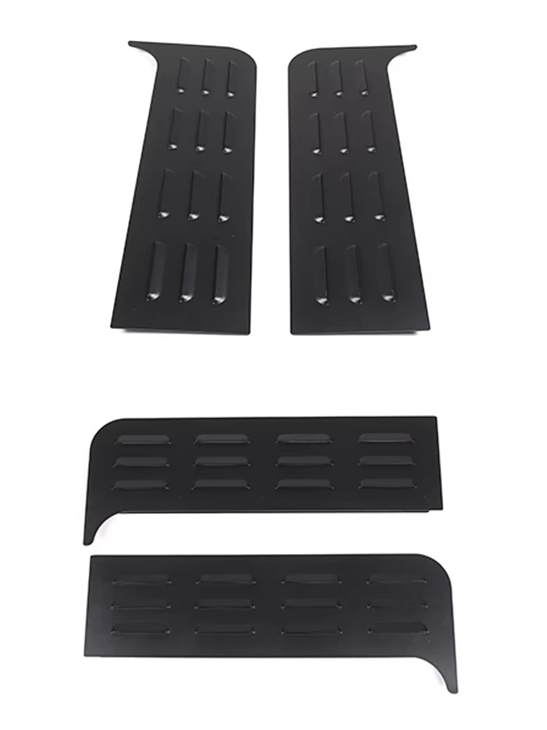 INEOS Grenadier (2020–2024) Aluminum Alloy Rear Side Window Ventilation Panels – Black Car Accessories