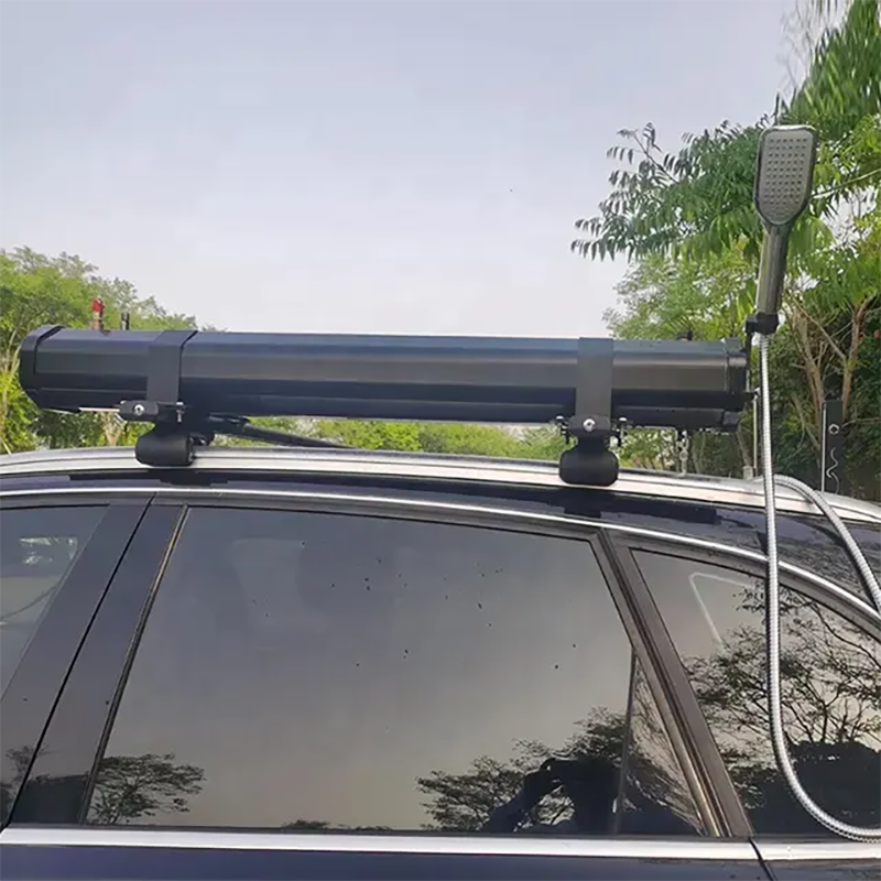 8-Gallon Pressurized Water Tank for Overlanding Vehicle Roof Rack Outdoor Shower