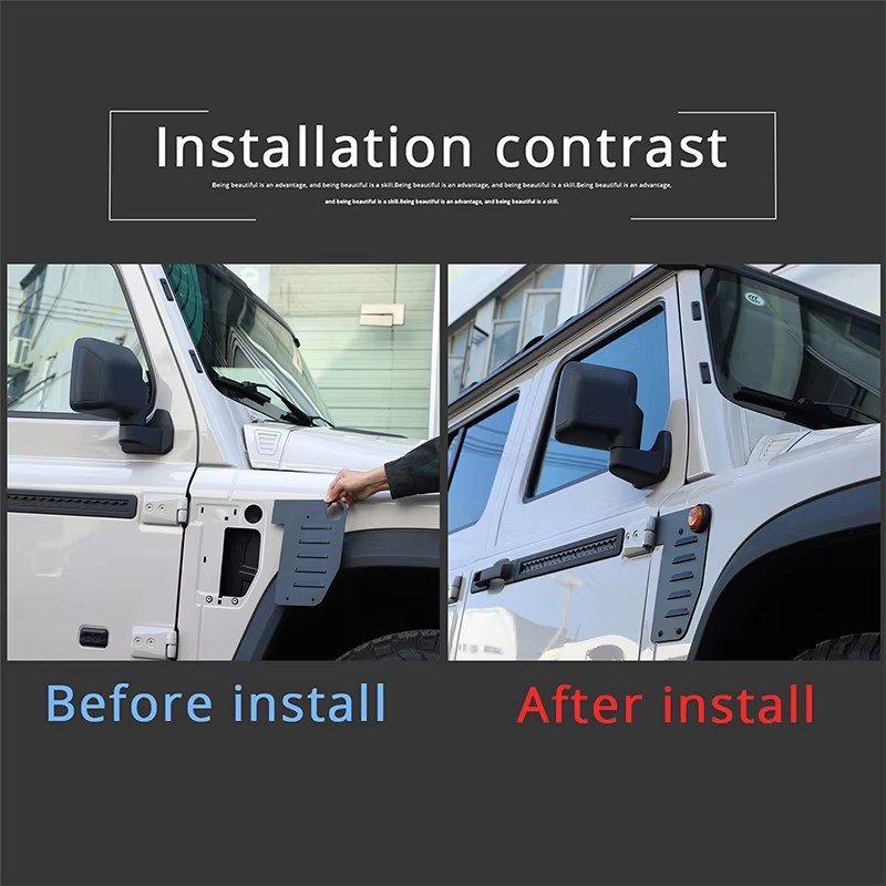 INEOS Grenadier (2020–2024) Aluminum Alloy Side Fender Louver – Black Decorative Exterior Cover