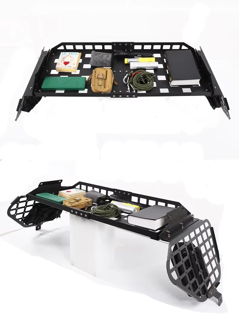 2010-2023 Lexus GX460 / Toyota Land Cruiser Prado FJ150 Rear Trunk Side Window Panels or Shelf – Aluminum Alloy Organizer
