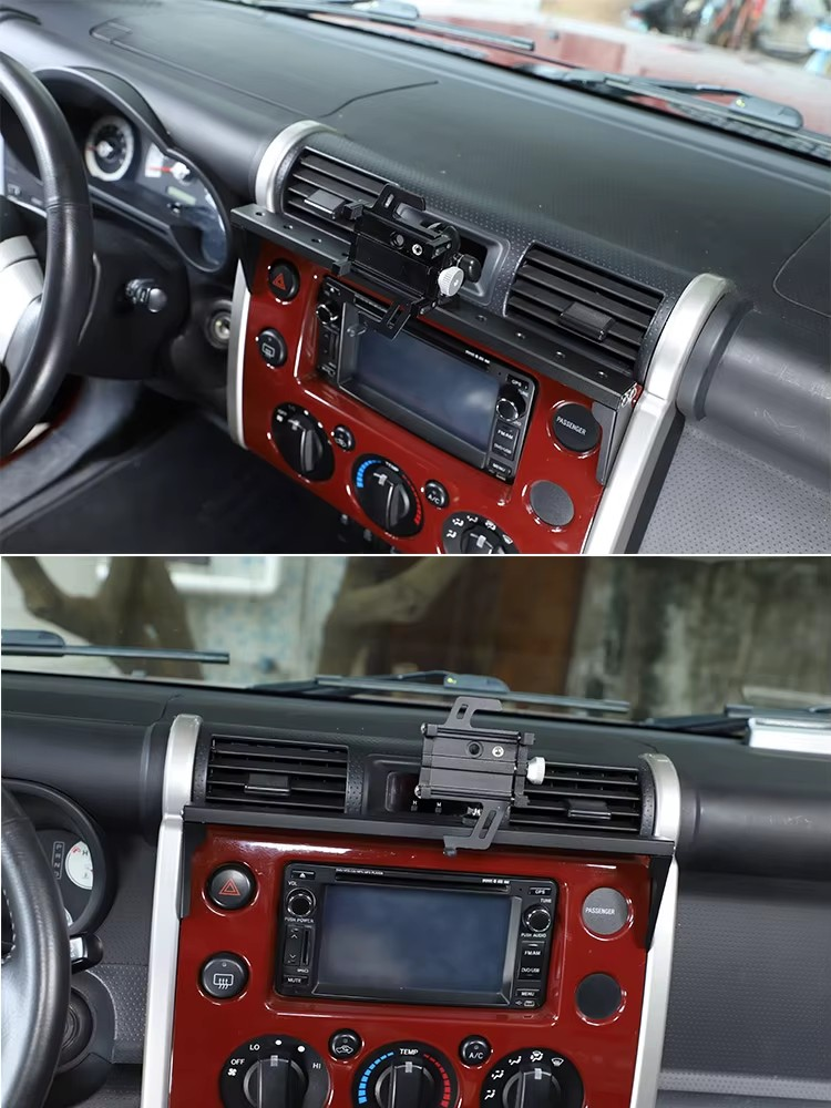 Toyota FJ Cruiser Aluminum Alloy Central Control Dashboard Phone Holder – Car Interior Accessory