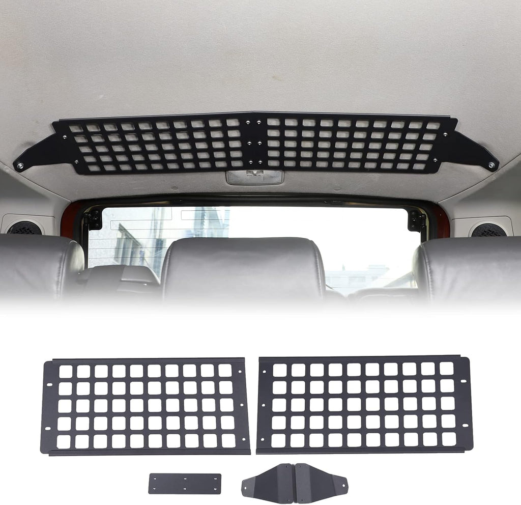 Toyota FJ Cruiser Aluminum Alloy Trunk Roof MOLLE Organizer Panel