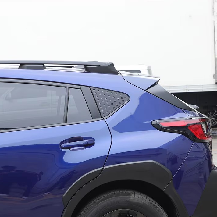 2024–2025 Subaru Crosstrek Aluminum Rear Side Triangle Window Louvers Cover Trim (2pcs)