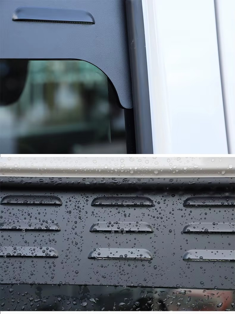 INEOS Grenadier (2020–2024) Aluminum Alloy Rear Side Window Ventilation Panels – Black Car Accessories