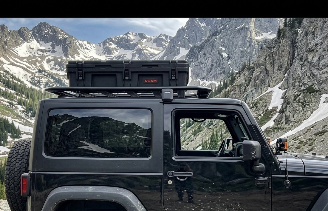 2007-2018 Jeep Wrangler JK JKU Aluminum Roof Rack Cargo Basket