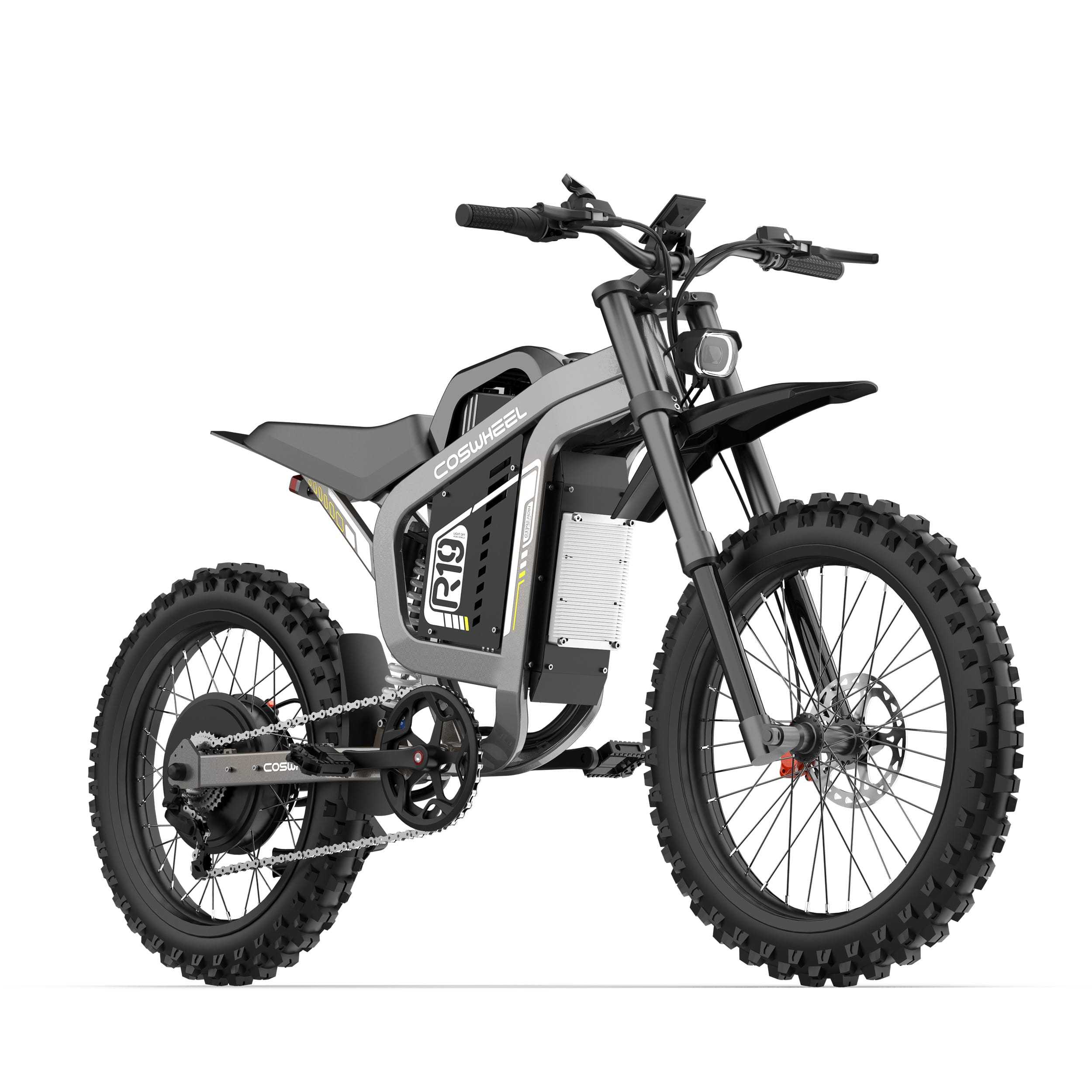 COSWHEEL R19 72V 6000W Electric Dirt Bike | 50MPH Off-Road E-Moto with 40Ah Battery