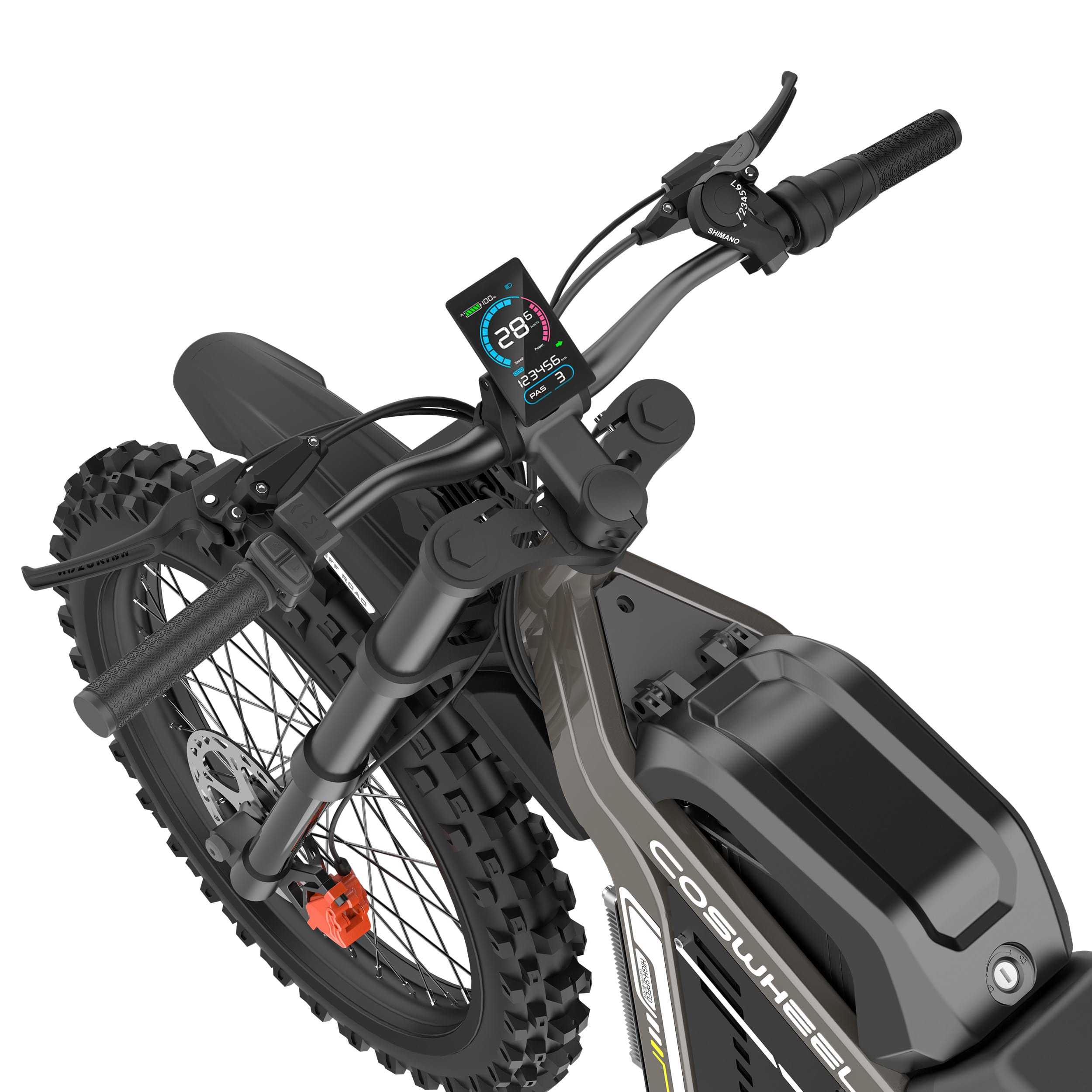 COSWHEEL R19 72V 6000W Electric Dirt Bike | 50MPH Off-Road E-Moto with 40Ah Battery