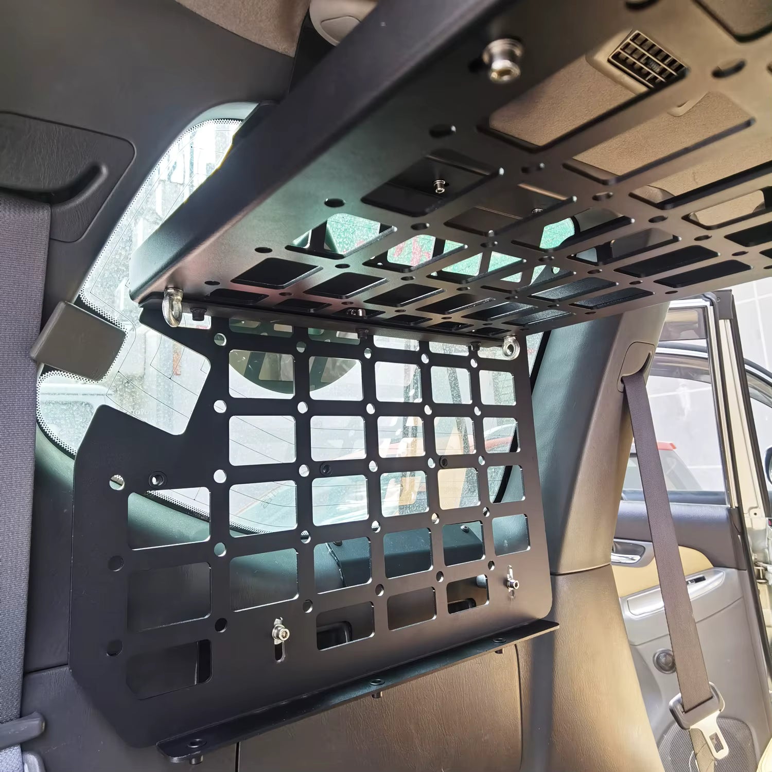 2003–2009 Lexus GX470 / Toyota Prado J120 LC120 Molle Window Panels + Shelf Organizer