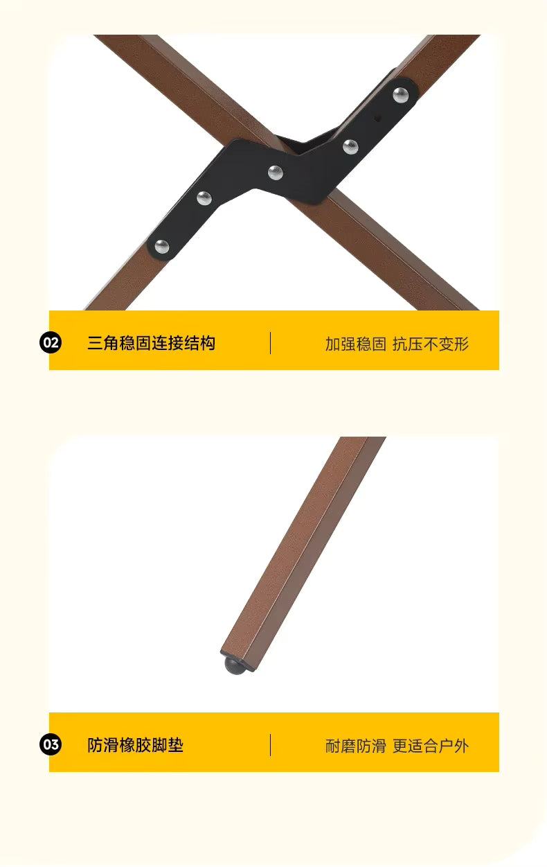 Outdoor Picnic Desk Lightweight Aluminum Table Sturdy Foldable Portable Folding Camping Table Garden Lawn Party Use Furniture