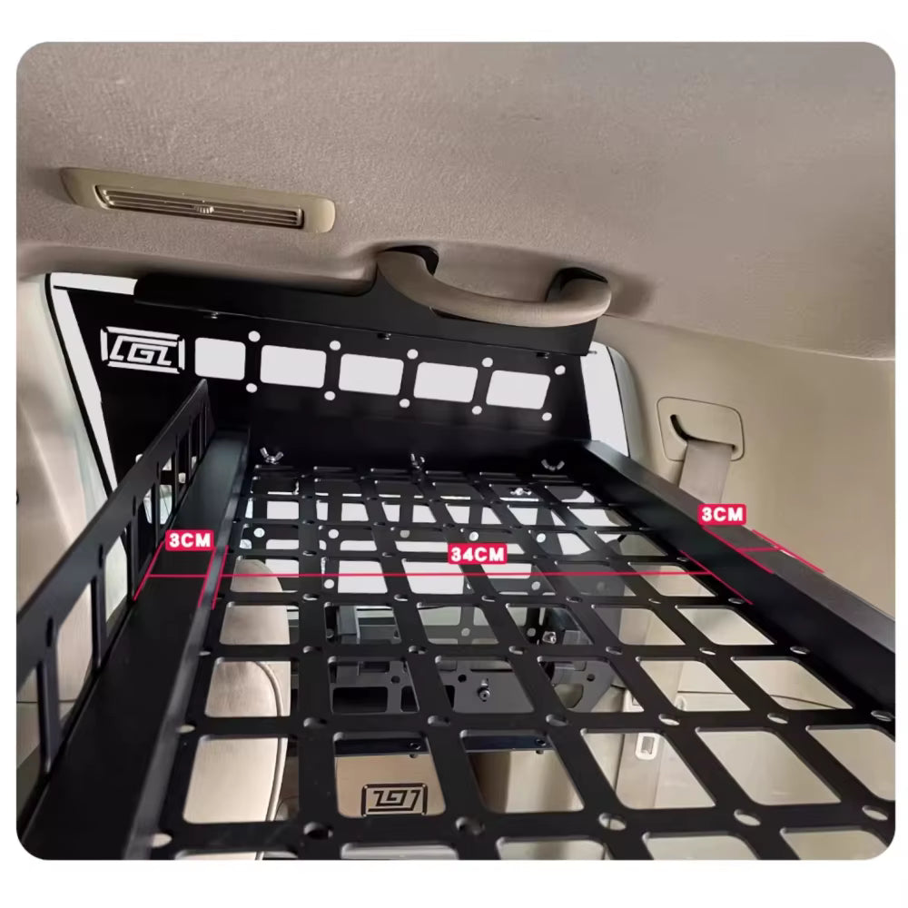 2003–2009 Lexus GX470 / Toyota Prado J120 LC120 Molle Window Panels + Shelf Organizer