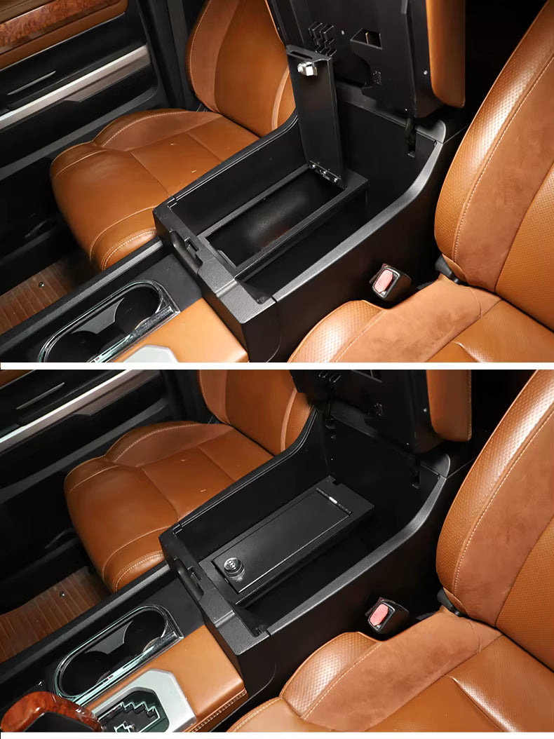 2014-2021 Toyota Tundra Armrest Security Safe Box 3 Digit Combination Lock