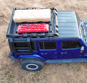 2018–2024 Jeep WranglerJLU 4-Door Roof Cargo Rack Basket – Style A & B, 330 lb Capacity