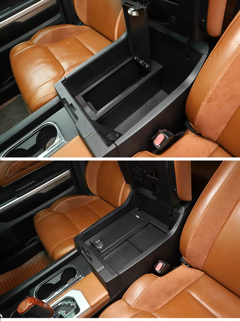 2014-2021 Toyota Tundra Armrest Security Safe Box 3 Digit Combination Lock