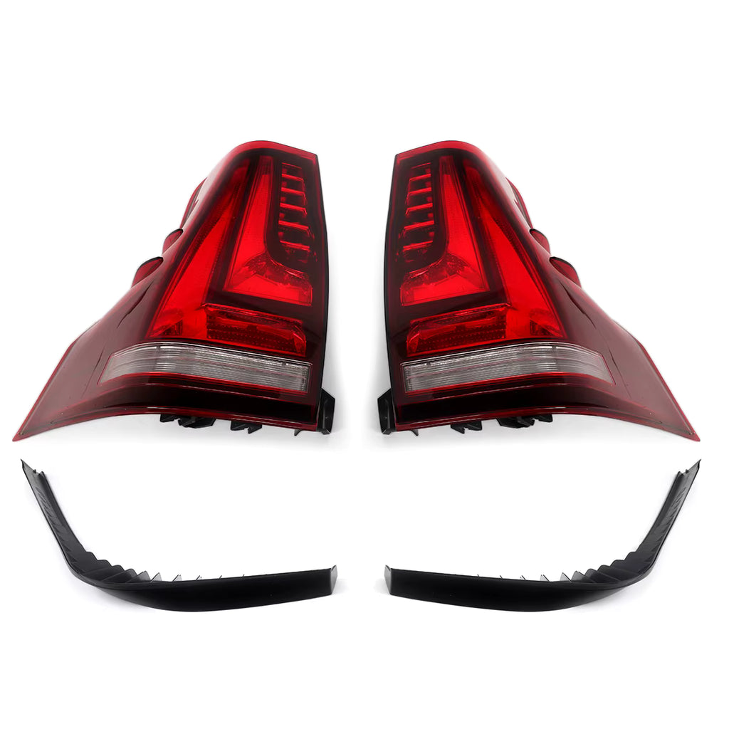 2014–2022 Lexus GX460 Red LED Taillights (Face-Lift Style)