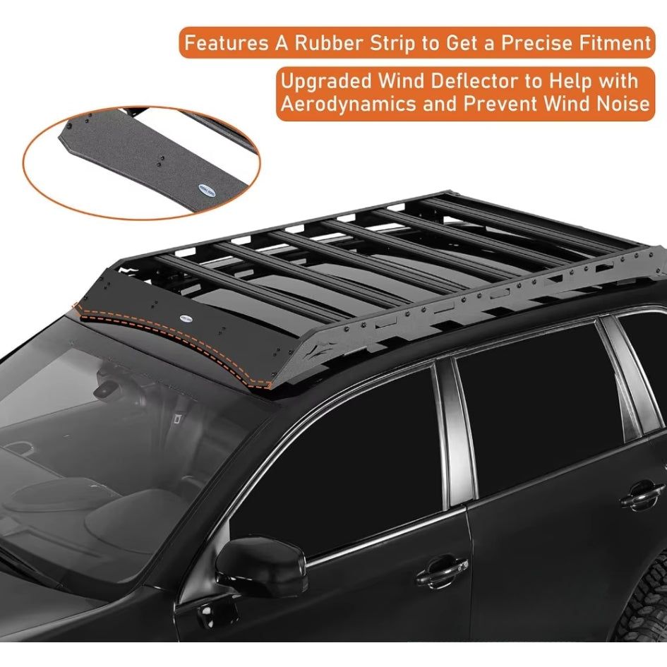 2003–2010 Porsche Cayenne & VW Touareg Heavy-Duty Full-Length Roof Rack Crossbars – Steel & Aluminum, 400 lbs Capacity, Overland Ready
