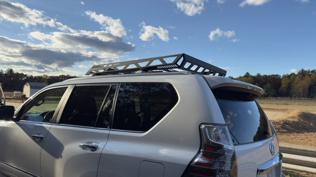 Universal Large Roof Rack Cargo Basket 57"x43"x7" – 250lb Capacity Heavy-Duty Steel Car Top Carrier with Cargo Net, 150 lbs Capacity