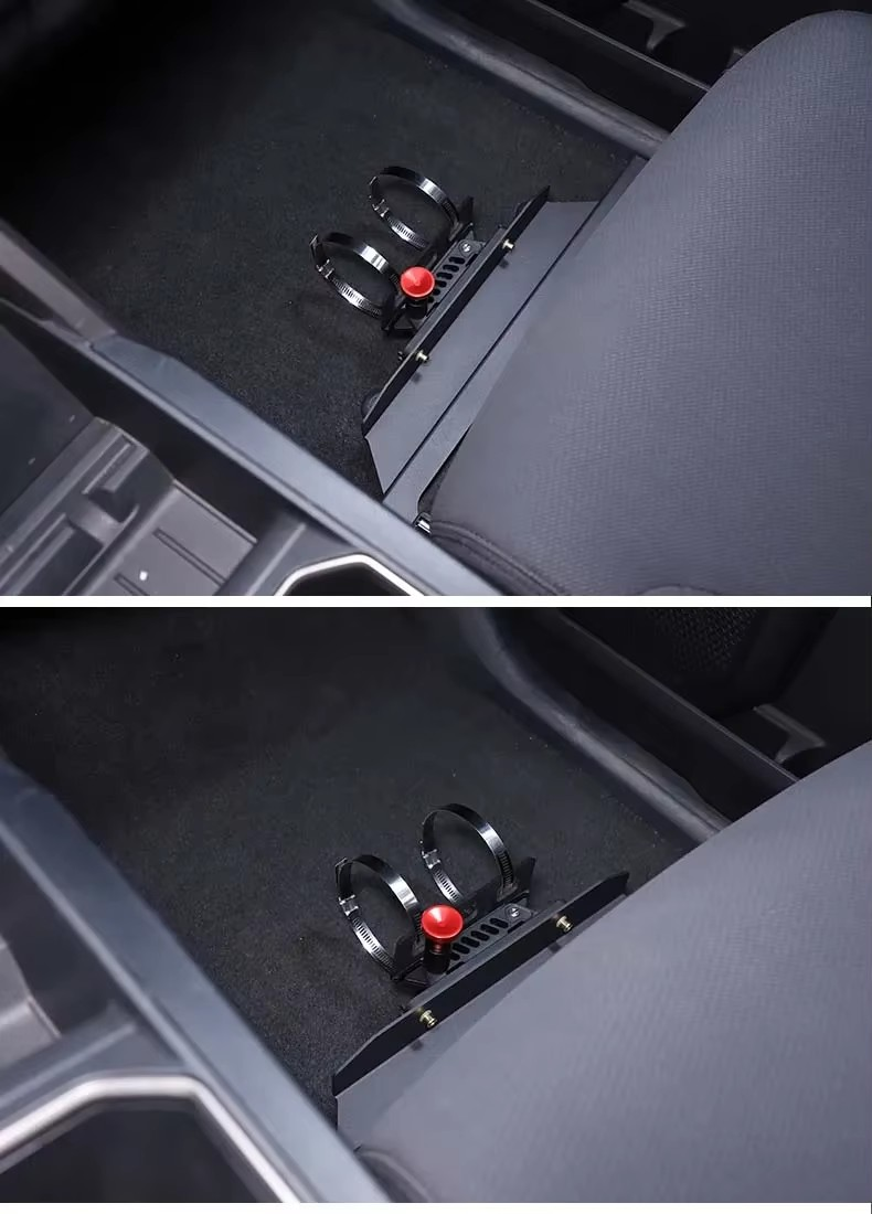 Toyota Tundra 2022–2023 Car Seat Fire Extinguisher Bracket – Multifunctional Aluminum Fixed Mount