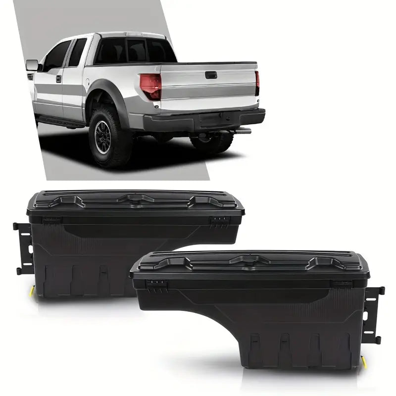 1997–2014 Ford F-150 Rear Storage Box Lockable Truck Bed Organizer