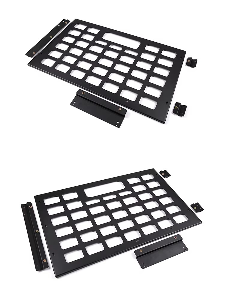 2004-2024 Land Rover Defender 90/110/130 2004–2024 Aluminum Tailgate Luggage Support & MOLLE Storage Panel