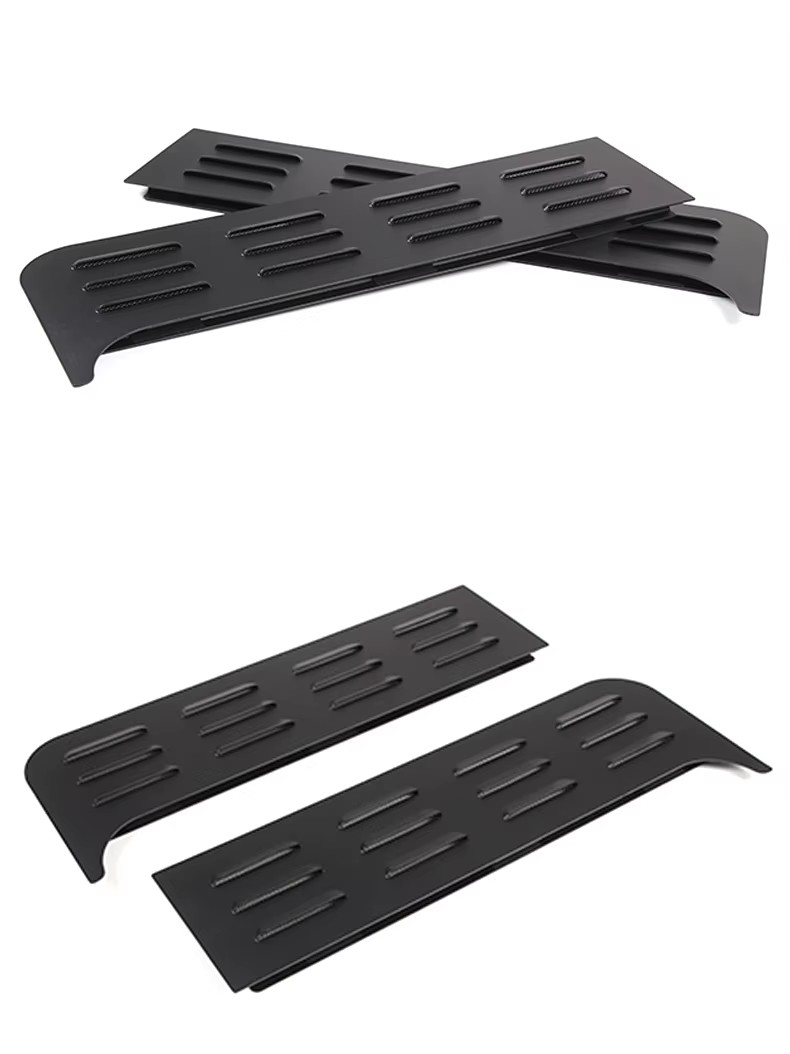 INEOS Grenadier (2020–2024) Aluminum Alloy Rear Side Window Ventilation Panels – Black Car Accessories