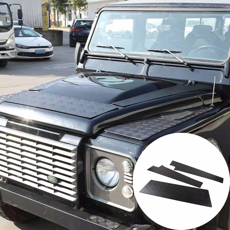 2004-2018 Land Rover Defender 90/110/130 2004–2018 Aluminum Rear Side Window & Body Trim Covers – 11 Styles