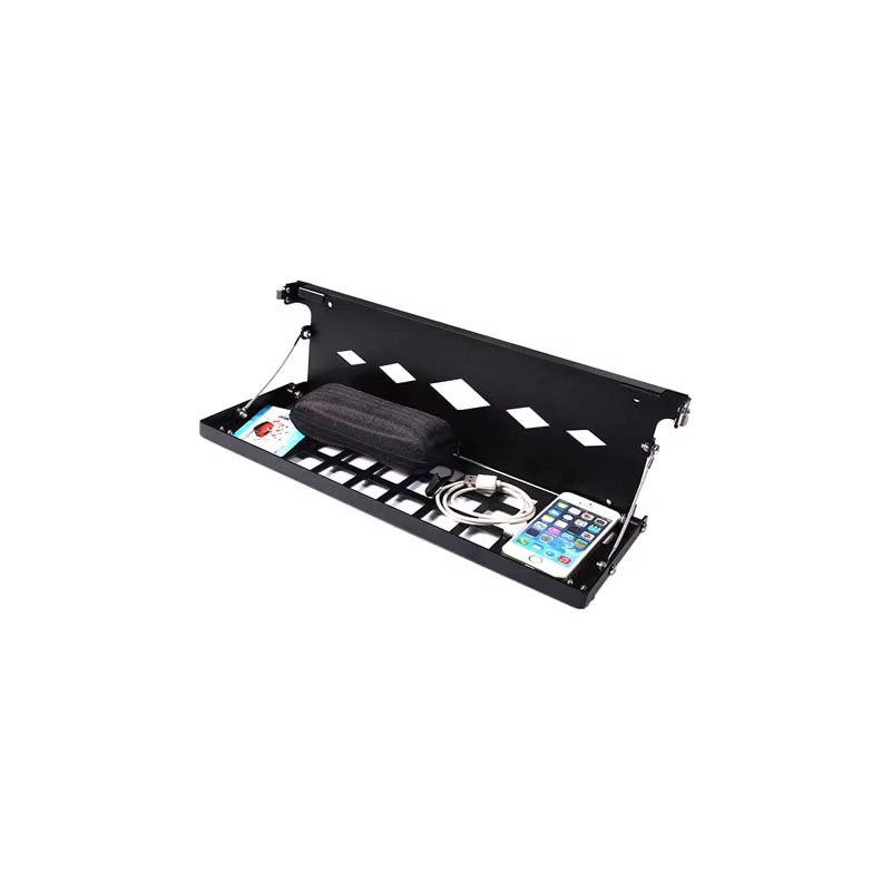 Toyota FJ Cruiser 2007–2021 Folding Co-Pilot Storage Rack – Multifunctional Cup & Food Tray, Aluminum Interior Accessory