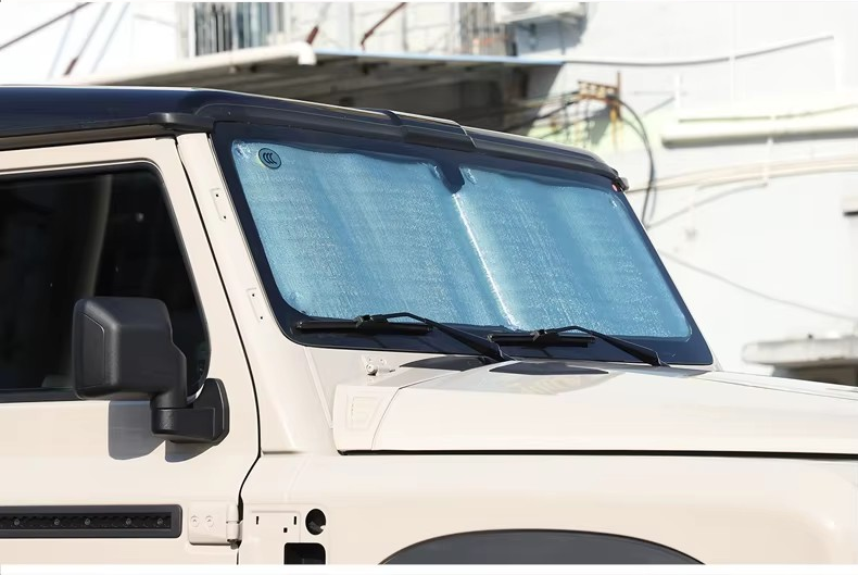 INEOS Grenadier (2020–2024) Silver Windshield and Windows Sunshades – Solar Protection Car Accessory
