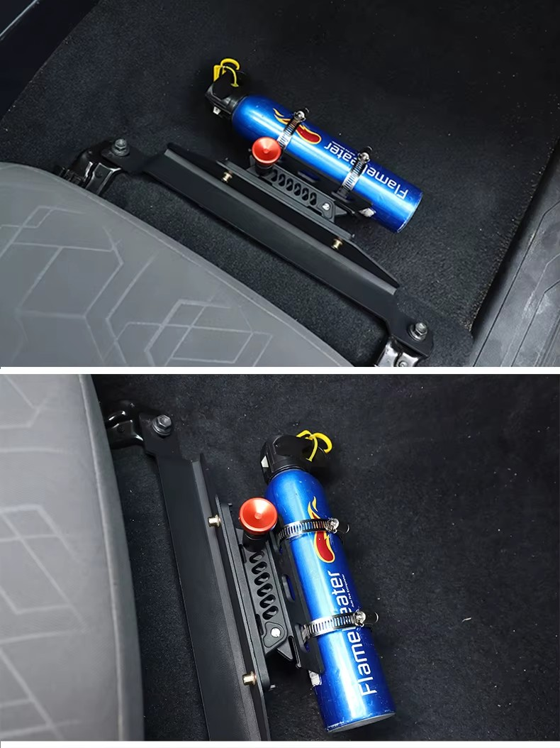 2016–2023 Toyota Tacoma Aluminum Fire Extinguisher Seat Mount Bracket
