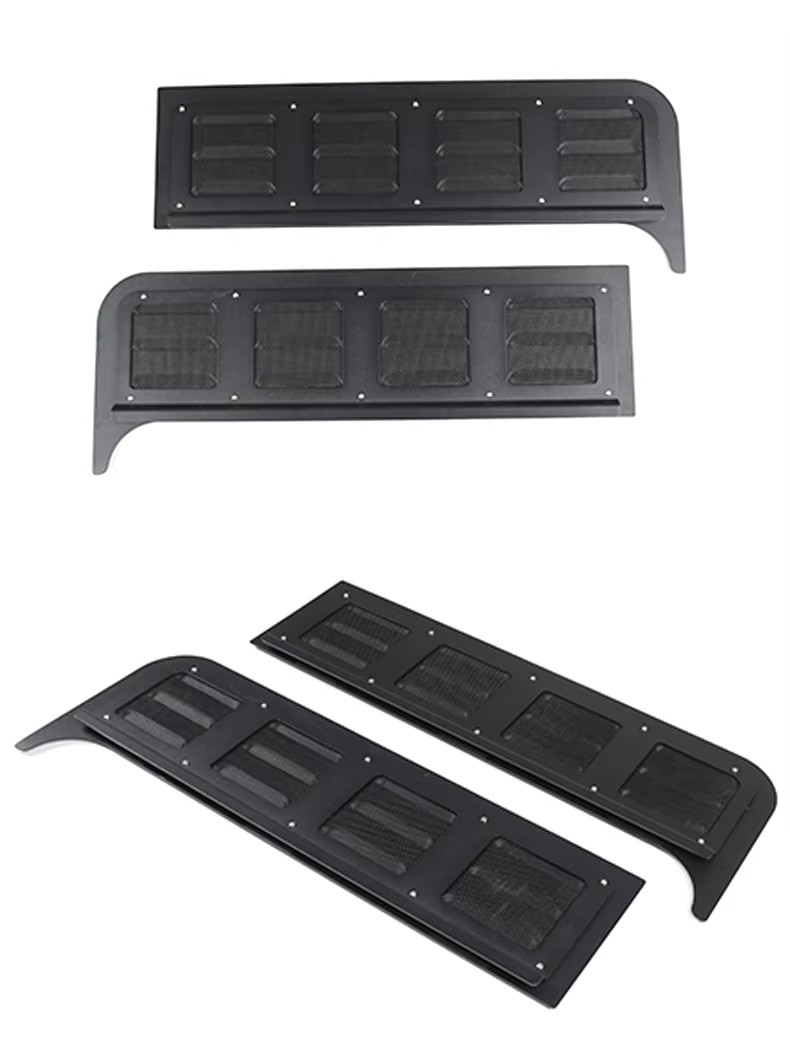 INEOS Grenadier (2020–2024) Aluminum Alloy Rear Side Window Ventilation Panels – Black Car Accessories