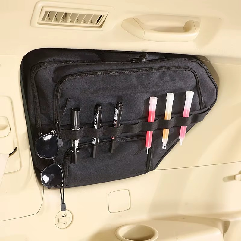 Lexus GX460 & Toyota Land Cruiser Prado 2010–2023 Rear Trunk Window Hanging Bags – Oxford Cloth Organizer