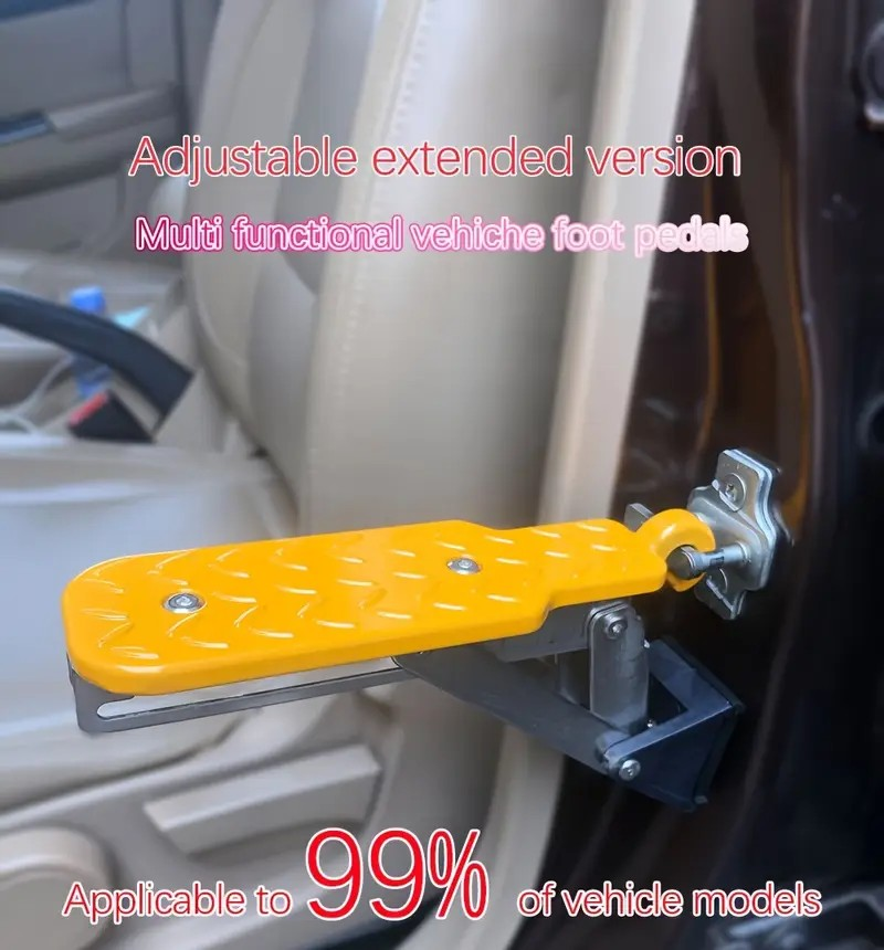 Adjustable Car Roof Pedal – Ergonomic Aluminum Alloy Step for Roof Access, Grip & Safety, Universal Fit Vehicles