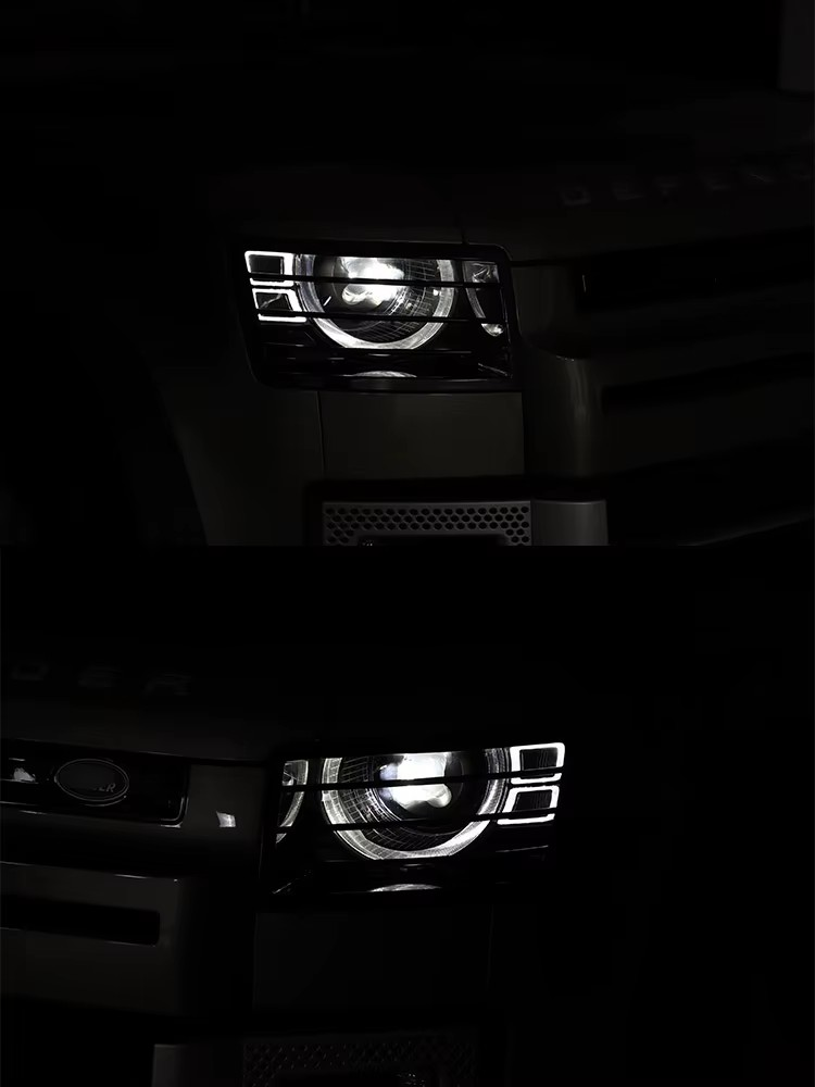 2020–2025 Land Rover Defender 110 2020–2024 Headlight Guard | Stainless Steel Lampshade Protection Net
