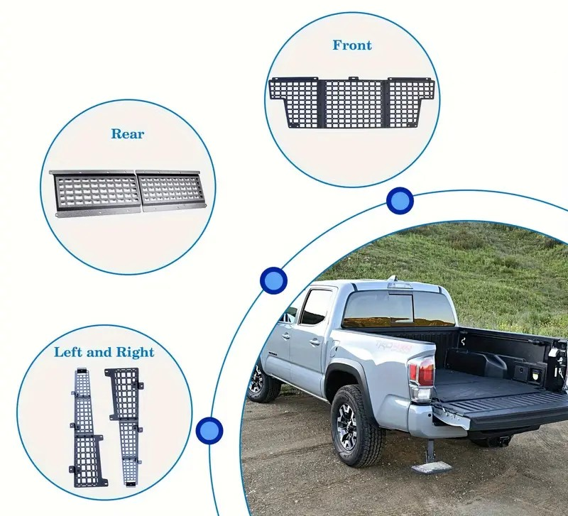 2016-2023 Tacoma Truck Bed MOLLE Panels
