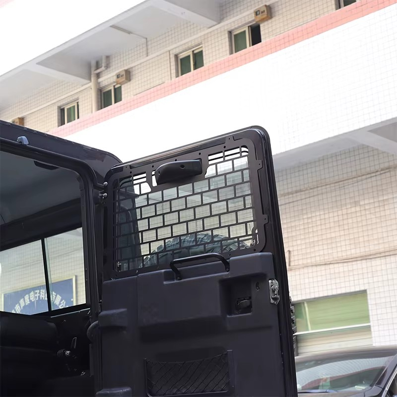 2004-2018 Land Rover Defender 90-110-130 3-Piece Aluminum Alloy Rear Trunk & Side Window Protection Panels