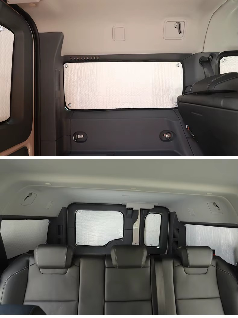 INEOS Grenadier (2020–2024) Silver Windshield and Windows Sunshades – Solar Protection Car Accessory