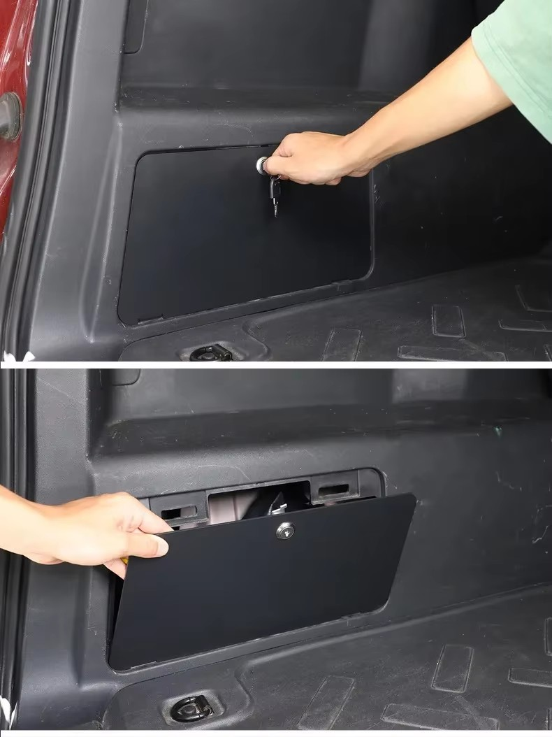 Toyota FJ Cruiser Trunk Security Storage Safe Box – Carbon Steel Trunk Privacy Panel