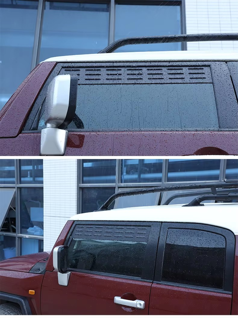 Toyota FJ Cruiser Front Window Louvers – Aluminum Alloy Air Vent Covers