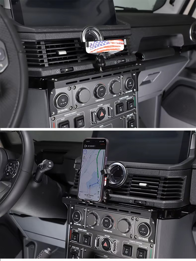 INEOS Grenadier (2020–2024) Center Console Multifunctional Expansion Stand – Mobile Phone & Intercom Holder, 6 Styles
