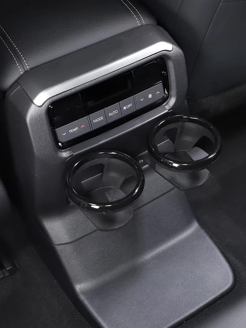 2024+ Toyota Land Cruiser Prado 250 LC250 Rear Seat Armrest Cup Holder – Interior Accessory, Black